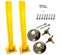 AB Tools Security Post Fold Down Retrofit & Fitting Bolts Caravan Trailers 2 Pack