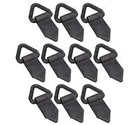 AB Tools Self Coloured Fold Over Tie Down Lashing Eye Rings Anchor Point Fastener 10pk