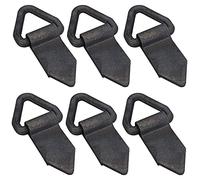 AB Tools Self Coloured Fold Over Tie Down Lashing Eye Rings Anchor Point Fastener 6pk