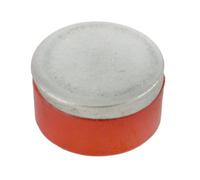 AB Tools Shallow Pot Magnet Magnetic 19 X 7.5mm Countersunk Ferrite E Magnet 3Kg Sil143