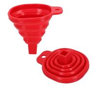 AB Tools Silicone Flexible Mini Collapsible Folding Foldable Funnel -40C - 230C Kitchen 2Pk