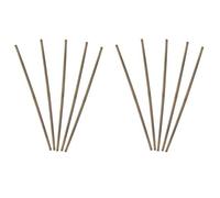 AB Tools-Silverline Wooden Broom Handle for Brushes Scoops Snow Shovel 1.5 Metres x 2.5cm 10pk