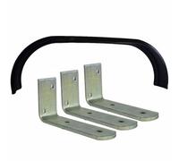 AB Tools Single 15" 16" Twin Wheel Tandem Mudguard 69" X 8" & 3 Large Brackets