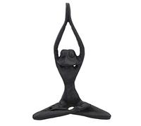 AB Tools Sitting Yoga Frog Toad Zen Ornament Statue Meditating Garden House Decor