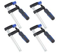 AB Tools Sliding F Clamp Bar Profile Clamp Holder Fastener Fastening 150mm X 50mm 4Pc