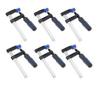 AB Tools Sliding F Clamp Bar Profile Clamp Holder Fastener Fastening 150mm X 50mm 6Pc