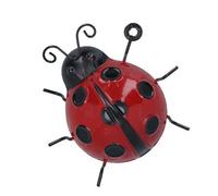 AB Tools Small 3D Metal Ladybird Wall Art Home Garden Decor Ornament Gift 5X9X10Cm