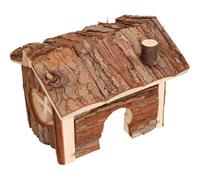 AB Tools Small Animal Hamster Boredom Breaker Forest Cabin Bed16X13 X12Cm