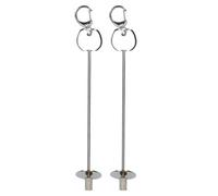 AB Tools Small Animal Pet Treat Hamster Guinea Pig Bird Rabbit Fruit & Veg Skewer 2Pk