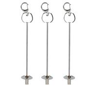 AB Tools Small Animal Pet Treat Hamster Guinea Pig Bird Rabbit Fruit & Veg Skewer 3Pk