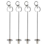 AB Tools Small Animal Pet Treat Hamster Guinea Pig Bird Rabbit Fruit & Veg Skewer 4Pk