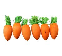 AB Tools Small Animals Boredom Breaker Mini Woodies Carrots Vegetable Toys 6Pk