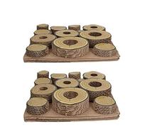 AB Tools Small Animals Guniea Pigs Boredom Breaker Maze A Log Treat Challenge 2pk