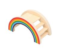 AB Tools Small Animals Hamsters Mice Boredom Breaker Rainbow Play Bridge 7X7X15Cm