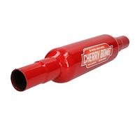 AB Tools Small Cherry Bomb Performance Exhaust Mid Centre Tail Pipe 3" Body Inline Back