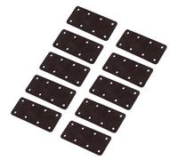 AB Tools Small Internal Sleeper Straight Support Plate 85mm X 170mm Powder Coated 10Pc
