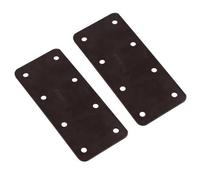 AB Tools Small Internal Sleeper Straight Support Plate 85mm X 170mm Powder Coated 2Pc