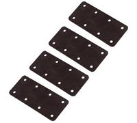 AB Tools Small Internal Sleeper Straight Support Plate 85mm X 170mm Powder Coated 4Pc