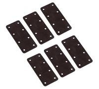 AB Tools Small Internal Sleeper Straight Support Plate 85mm X 170mm Powder Coated 6Pc