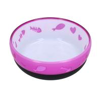 AB Tools Small Purple Anti-Slip Purrfectly Cat Pet Dish Bowl Gift Size:11Cm/250Ml Capacity