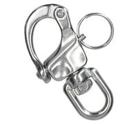 AB Tools Snap Shackle With Swivel Marine Grade 70mm Stainless Steel Rigging Carabiner