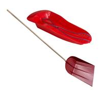 AB Tools Snow Sledge Plastic Toboggan Sleigh & Long Handle Snow Shovel Scoop