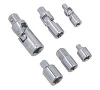 AB Tools Socket Adaptor Adapter Step Up Reducer And Universal Joints Ujs 7Pc By Bergen