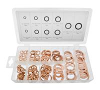 AB Tools Solid Copper Washers Sump Plug Engine Washer Set 6mm - 24mm 140Pc Ast08