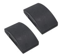 AB Tools Solid Rubber Hand Sanding Block For Wet + Dry Sandpaper Emery Flattening 2Pk