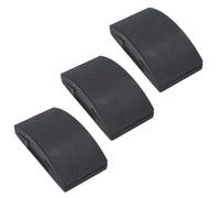 AB Tools Solid Rubber Hand Sanding Block For Wet + Dry Sandpaper Emery Flattening 3Pk