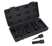 AB Tools Spline Socket Set Triple Square 1/2" Drive M5- M18 8Pc Deep Impact At831