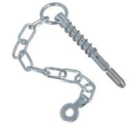 AB Tools Spring Loaded Sword Pin With Chain Retaining Cotter Pin 9.5mm X 113mm 1Pc