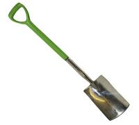 AB Tools Square Mouth Builders Shovel Spade 96Cm Scoop Gardening Stainless Steel