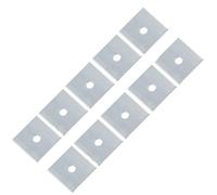 AB Tools Square Plate Washer M10 50mm X 50mm Galvanised Timber Wood Fastener 10Pk