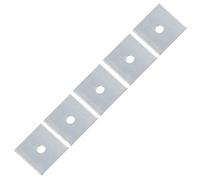 AB Tools Square Plate Washer M10 50mm X 50mm Galvanised Timber Wood Fastener 5Pk