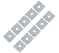 AB Tools Square Plate Washer M12 50mm X 50mm Galvanised Timber Wood Fastener 10Pk