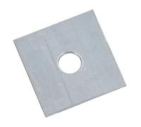 AB Tools Square Plate Washer M12 50mm X 50mm Galvanised Timber Wood Fastener