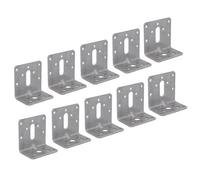 AB Tools Stainless Abl Angle Bracket Corner Fastener Plate 60mm X 40mm X 60mm 10Pc