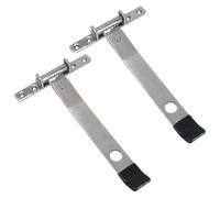 AB Tools Stainless Steel Bolt On Horsebox Trailer Ramp Door Handle for Antiluce Plates 2pc