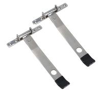 AB Tools Stainless Steel Bolt On Horsebox Trailer Ramp Door Handle For Antiluce Plates 2Pc