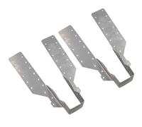 AB Tools Stainless Steel Hanger Wood Joist Support Fixings Loft Beam Holder 47mm 2Pc