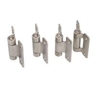 AB Tools Stainless Steel Hinge Heavy Duty 58X59mm Industrial Door Hatch Locker 4Pk