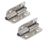 AB Tools Stainless Steel Lift Off Leaf Hinge Right 76X100mm Heavy Duty Door Hatch 2Pk
