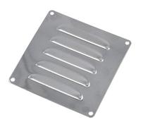AB Tools Stainless Steel Louvre Vent Air Ventilator Grill 120mm X 120mm Marine Grade Dk11