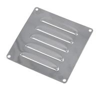 AB Tools Stainless Steel Louvre Vent Air Ventilator Grill 120mm x 120mm Marine Grade DK11