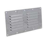 AB Tools Stainless Steel Louvre Vent Air Ventilator Grill 232mm X 116mm Marine Grade Dk10