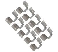 AB Tools Stainless Steel Mini Timber Wood Joist Beam Hanger 50mm For Decking Lofts 10Pc
