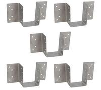 AB Tools Stainless Steel Mini Timber Wood Joist Beam Hanger 50mm For Decking Lofts 5Pc