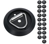 AB Tools Stainless Steel Surface Mounted D Ring Tie Down Lashing Ring Trailers Trucks 20Pc
