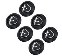 AB Tools Stainless Steel Surface Mounted D Ring Tie Down Lashing Ring Trailers Trucks 6Pc